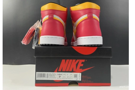 Light OG Red 555088-603 High 555088-603 AIR Fusion 1 Retro Jordan 0208